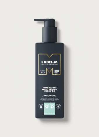 label.m HONEY & OAT SHAMPOO - Dầu gội dưỡng ẩm mật ong & yến mạch 300ml