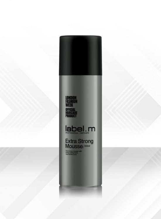 label.m EXTRA STRONG MOUSSE - Keo bọt cứng tạo kiểu sóng cuộn độc đáo, cho tóc thường và giữ nếp cho tóc uốn - 200ml